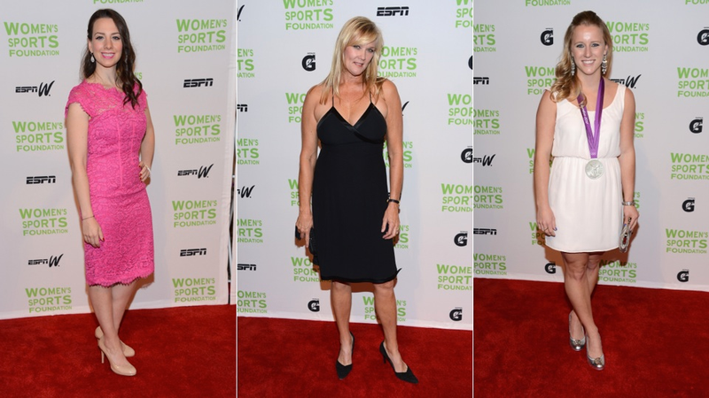 Illustration for article titled Gold Medals and Gold Dresses at the Salute to Women in Sports Gala